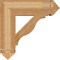 Ekena Millwork Funston Arts & Crafts Rough Sawn Bracket, Western Red Cedar, 6"W x 24"D x 24"H BKT06X24X24FST03RWR - alternate 4